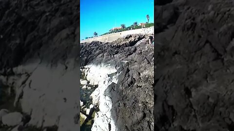 “Las Mesitas” [the little tables], a sort of hidden beach in Punta del Este; natural swimming pools