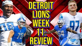 Detroit Lions Week 11: Review #detroitlions #nygiants #nfl
