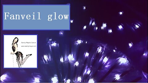 Night glow fanveils - dancing led fanveils in the dark