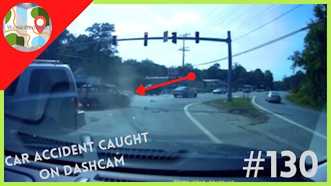 Man Goes Left On A Red Light - Dashcam Clip Of The Day #130