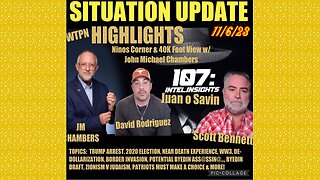 SITUATION UPDATE 11/6/23 - Trump Arrest, 2020 Election, Near Death Experience, Ww3