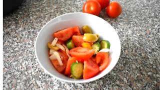 Super Fresh Tomatoes Salad Recipe | Granny's Kitchen Recipe