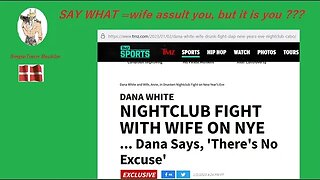 Dana White Assulted by his wife, but " HE" had to say sorry !!