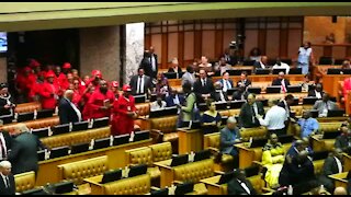 #SONA2019: President Ramaphosa arrives at Parliament (iiS)