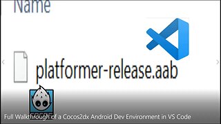 Full Walkthrough of a Cocos2dx Android Dev Environment in VS Code (App Signing Process shown!!!!)