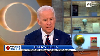 Joe Biden Says Obama Didn't Have a 'Hint of Scandal' in His Presidency