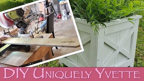DIY: Farmhouse Planter | Woodworking | Outdoor Decor