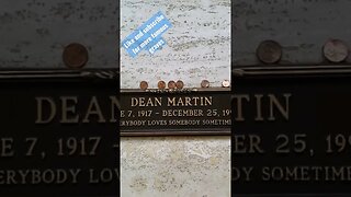Dean Martin Grave 🪦 #famousgraves #grave #shortvideo #short #shorts