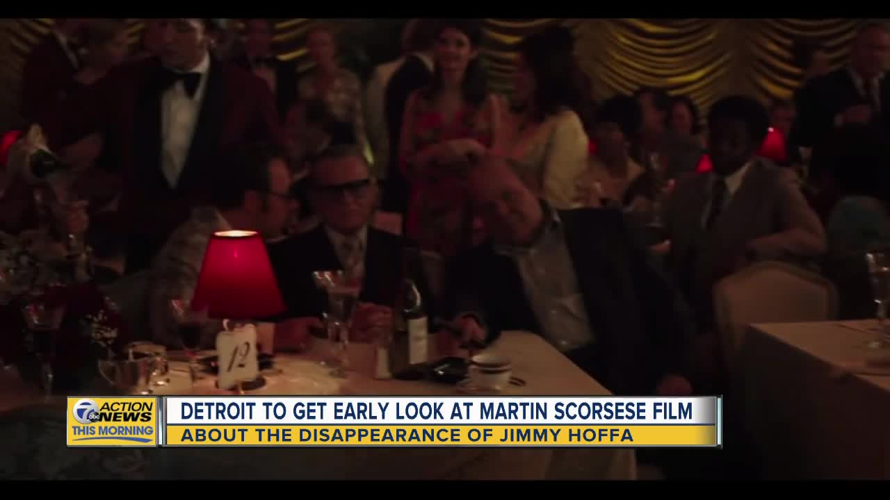 Detroit to get early look at Martin Scorsese film about Jimmy Hoffa