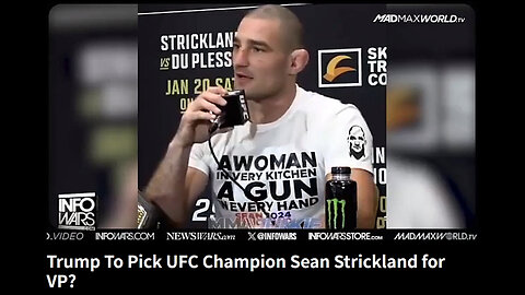 Trump To Pick UFC Champion Sean Strickland for VP?