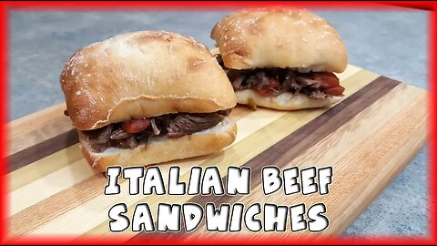 Slow Cooker Italian Beef Sandwiches