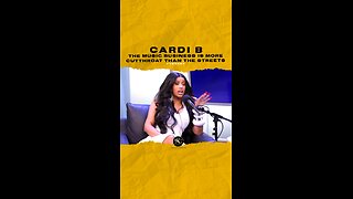 @iamcardib The music business is more cutthroat than the streets