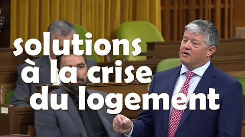 Les conservateurs proposent des solutions pleines de bon sens à la crise du logement au Canada