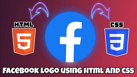 Create Facebook logo using html and css