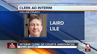 Collier County name a interim clerk of courts
