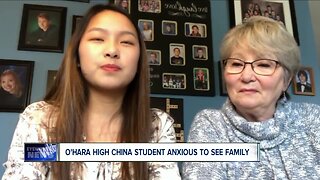 Cardinal O'Hara exchange student anxious to see family in China