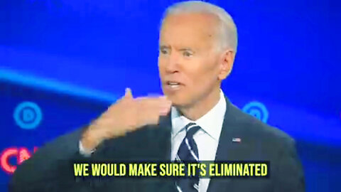 Joe Biden Outlining How He'd Destroy Energy Independence