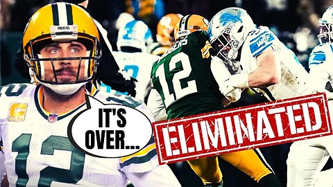 Lions CRUSH Packers Playoff Hopes In Green Bay | Aaron Rodgers Walks Off Field For The LAST TIME?!