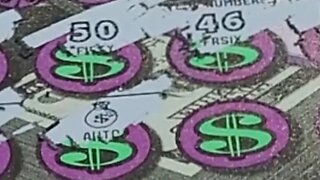 Only one $20 Winning Scratch Off Lottery Ticket