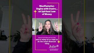 Manifestation Begins with Desire - 1st Spiritual Law of Money | Path to financial freedom