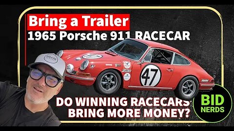 Do Winning Daytona Class Race Cars like this 1965 Porsche 911 Win More Money on Bring a Trailer?