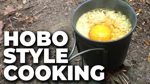 ASMR | Hobo Style Cooking | Spicy Egg Drop Soup