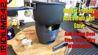 Budget Friendly: Alocs Multi Fuel Stove, Portable Mini Camp Stove