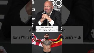 🇪🇸 We are close to UFC Spain | Dana White looking at granting Ilia Topuria’s wish | #UFC #MMA