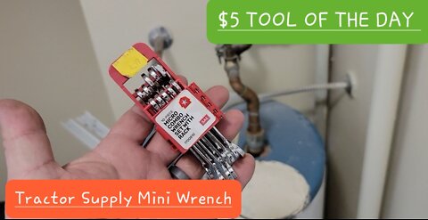 $5 Tool of the Day - Mini Wrench Set Barn Star