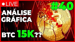 ANÁLISE CRIPTO #40 - ACABOU A ALTA, RUMO AOS 15K?? - #bitcoin #agix #sdao #criptomoedasaovivo