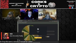 CORKS & CRYPTO LIVE EP.24 | NEW TIME 7PM CT | WHATS NEW WITH NEWNAME🍷