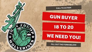 Call To Action: 18 to 20 Year Olds Needed!