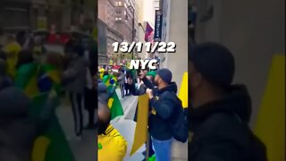 PROTESTO CONTRA ALEXANDRE DE MORAES EM NOVA YORK 13/11/2022 🔥🔥🔥 #shorts