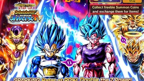 BACK TO BACK VEGITO ANIMATION!! BLUE BOYS SUMMONS DRAGON BALL LEGENDS !! #dragonballlegendssummons