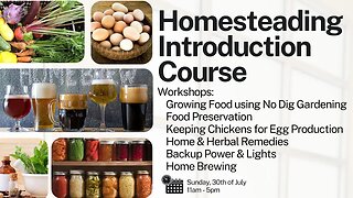 Homesteading Introduction Course and More Coming Up