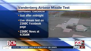 Vandenburg Missile Test