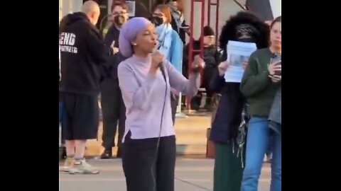 Rep Ilhan Omar Joins Pro Hamas Protest