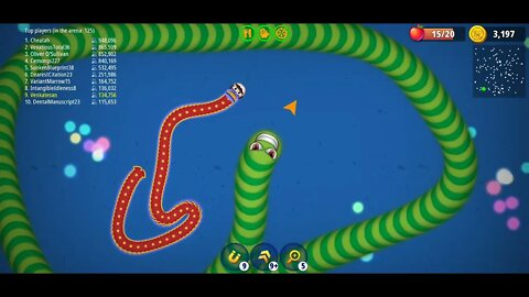 CASUAL AZUR GAMES Worms Zone .io - Hungry Snake 45