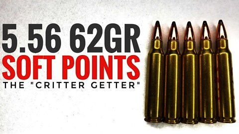 Reloading The "Critter Getter" - 5.56 62gr Soft Point SW Match Rifle And CCI#400 Small Rifle Primers