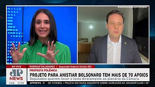 Deputado fala sobre Projeto de Lei que pode anistiar Bolsonaro, que já tem mais de 70 apoios