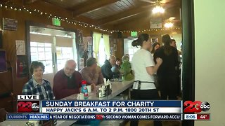 Happy Jack's serving up breakfast for charity Sunday Morning
