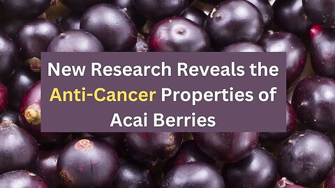New Research Reveals the Anti-Cancer Properties of Acai Berries