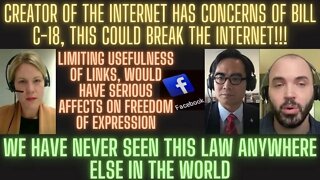 Facebook on the devastating bill C-18. We have never seen law like this, anywhere else in the world.