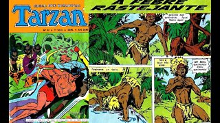 TARZAN FORMATINHO 52 A A FEBRE RASTEJANTE #quadrinhos #comics #gibi #tarzan aventura na selva