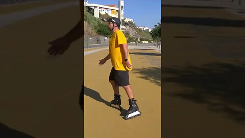 Formas de travar em patins em linha - número 3 #shorts