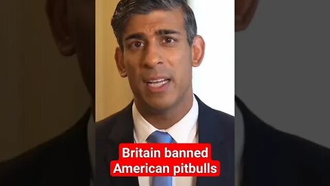 Britain is banning American pitbulls.￼