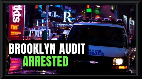 🍁🚔🎥 Aggressive Arrest On Peaceful Auditor Last Night ( Brooklyn Audit )