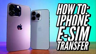 How To Transfer Your Phone Number From A Physical Sim Card To An E Sim On iPhone 14