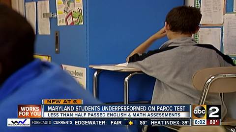 Majority of Maryland students failing to pass PARCC exams