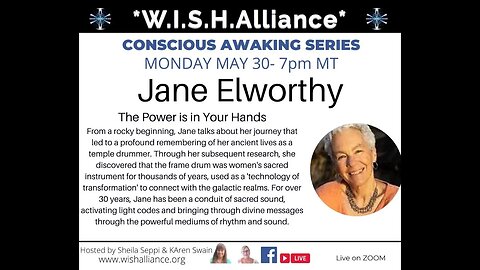 CONSCIOUS AWAKENING SERIES with Guest Jane Elworthy